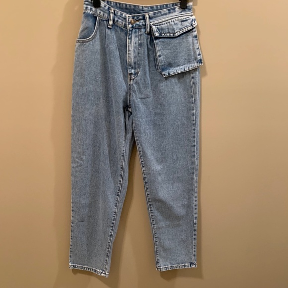 BRREL  HIGH RISE JEANS - SIZE  27 - Picture 3 of 8
